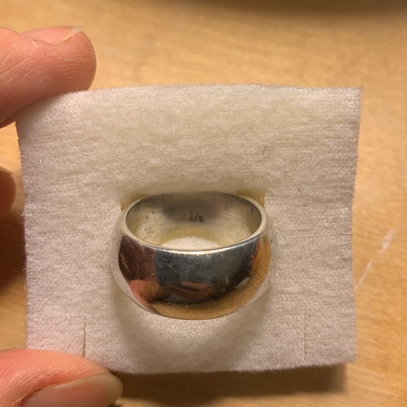 Heavy Sterling ring size 9 - Picture 2 of 3